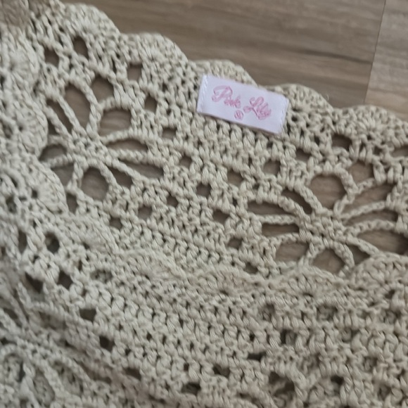 Pink Lily Cropped Sweater - XL - Picture 2 of 5